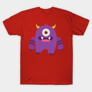 monster purple violet T-Shirt